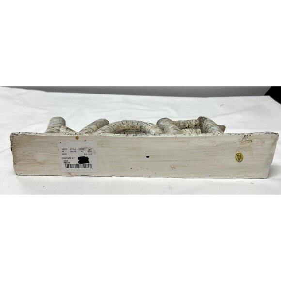 Rustic Birch Wood Look Resin "Noel" Tabletop Decor - Picture 4 of 4